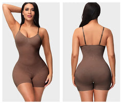 Open Crotch Bodysuit Shape wear Jumpsuit Body Shaper Compress Tummy Control Shapers Spandex Elastic Shape Seamless Smooth