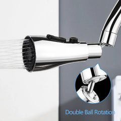 360° Rotating  Kitchen Tap Faucet Extender Aerator Plastic Splash Filter Kitchen Washbasin Bubbler Nozzle Aerator