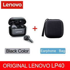 Original Lenovo LP40 wireless headphones TWS Bluetooth Earphones,Touch Control Sport Headset Stereo Earbuds For Phone Android