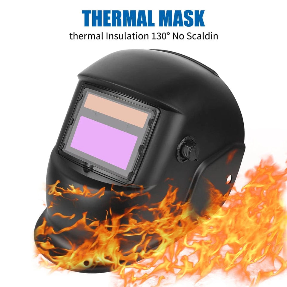 Auto Darkening Solar Welding Mask For Arc Weld Grind Cut Solar Power Welder Mask True Colour Lens Large View Welding Helmet