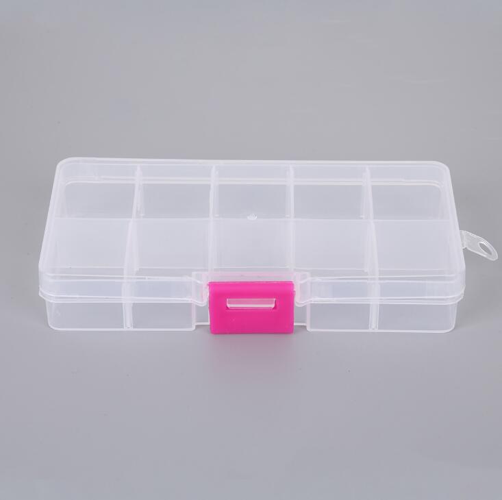 Plastic Jewelry Boxes Plastic Tool Box Adjustable Craft Organizer Storage Beads Bracelet Jewelry Boxes Packaging