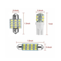 20pcs Car Interior LED Light T10/31mm/42SMD Universal Dash Lights Reading Lights Led Bulbs Combination Set DC12V