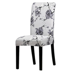 Printed Stretch Chair Cover Big Elastic Seat Chair Covers Office Chair Slipcovers Restaurant Banquet Hotel Home Decoration