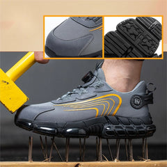 Work Sneakers Protective Shoes Safety Industrial Puncture-Proof Anti-smash Steel Toe Shoes