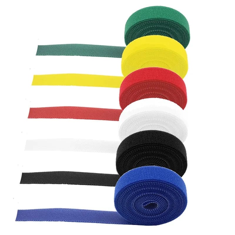 2/10M Cable Ties Reusable Loop Bundle Self Adhesive Fastener DIY Accessories Nylon Strap Organizer Clip Wire Holder Management