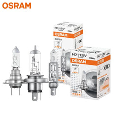 OSRAM Original H1 H4 H3 H7 12V 55W 65W 100W Yellow Light Standard Lamp 3200K Headlight Fog Lamp Car Halogen Bulb OEM Quality 1X