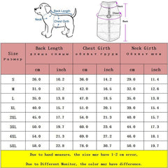 Padded Winter Warm Dog Clothes Waterproof Pet Vest Zipper Jacket For Small Medium Large Dogs Pug Chihuahua French Bulldog Coat - Wowza