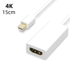 4K DisplayPort to HDMI-compatible Adapter Converter Display Port Male Mini DP to Female HD TV Cable Adapt Video For PC TV Cable