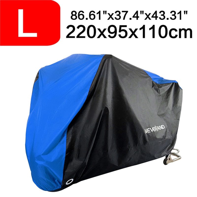 Black Blue Waterproof Motorcycle Covers Motors Dust Rain Snow UV Protector Cover Indoor Outdoor M L XL XXL XXXL D25