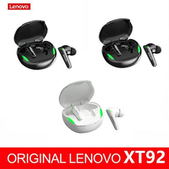 Lenovo XT92 TWS Gaming Earbuds Low Latency Bluetooth Earphones Stereo Wireless 5.1 Bluetooth Headphones Touch Control Headset