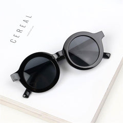 2023 New Fashion Children's Sunglasses Infant's Retro Solid Color Ultraviolet-proof Round Convenience Glasses Eyeglass For Kids