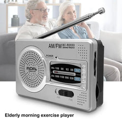 Radio AM FM Battery Operated Portable Radio Best Reception Longest Lasting For Emergency Hurricane Running Walking Home