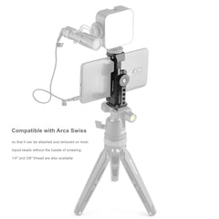 Metal Cell Phone Tripod Mount Smartphone Holder Adapter Aluminium w Cold Shoe Arca for iPhone 13 12 11 Max Pro X XR Xs 6 7 8 Plus