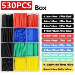 Heat Shrink Tubing kit 2:1 Shrinkable Wire Shrinking Wrap Wire Connect Cover Cable Repair Protection