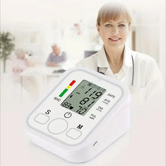 Blood Pressure Monitor Upper Arm Automatic Tonometer Digital Blood Pressure Meter BP Medical Sphygmomanometer Pulse