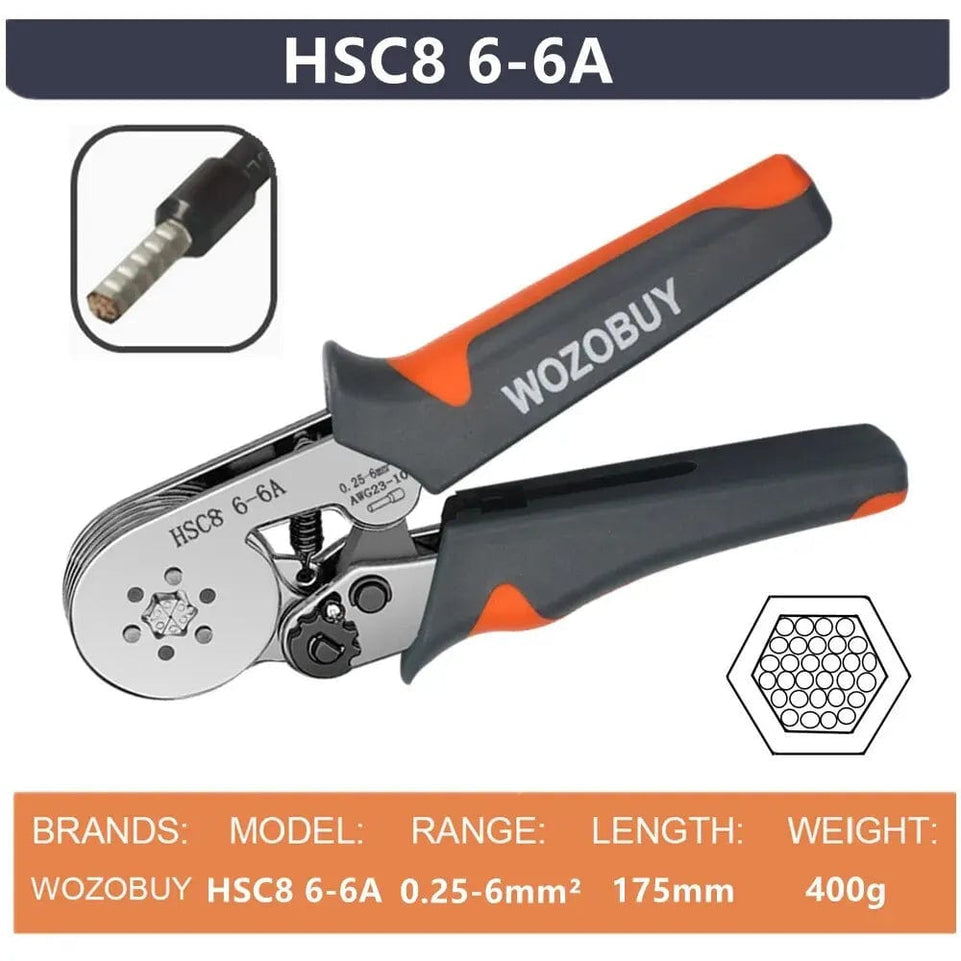 Ferrule Sleeves Terminal Crimping Tools Mini Electrical Pliers Wire Connection Repair Clamp