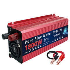 Inverter 12v/24v To 110v/220v Pure Sine Wave Inverter 12v 220v 1000W 1600W DC To AC Portable Auto Converter Car Solor Inverter