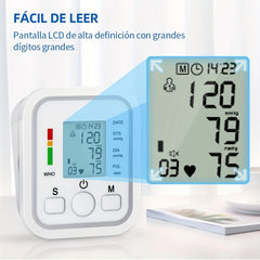 Blood Pressure Monitor Upper Arm Automatic Tonometer Digital Blood Pressure Meter BP Medical Sphygmomanometer Pulse