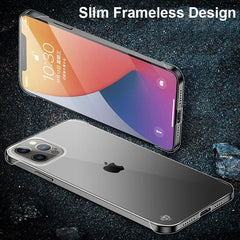 Iphone Case Slim Frameless Clear Phone  Transparent Plastic Back Cover