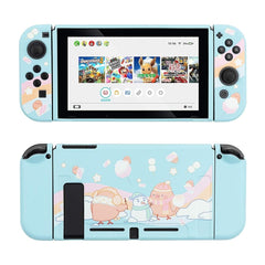 GeekShare Cute Parrot baby Cartoon Fairy League Dessert TPU Soft Cover Back Girp Shell For Nintendo Switch