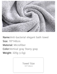 Bath Towels for The Body Micro fiber Towel for Gym Sports Shower Robe for Spa Bath Home