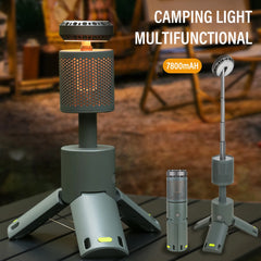 LED Outdoor Camping Lantern, UBS Rechargeable, Adjustable Color Temperature Outdoor Portable Lantern, IP65 Waterproof,