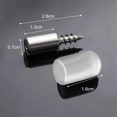 Self Tapping Screw Layer Plate Holder Wardrobe Septum Brackets Fixed Screw Shelf Support Pegs with Non-Slip Sleeve