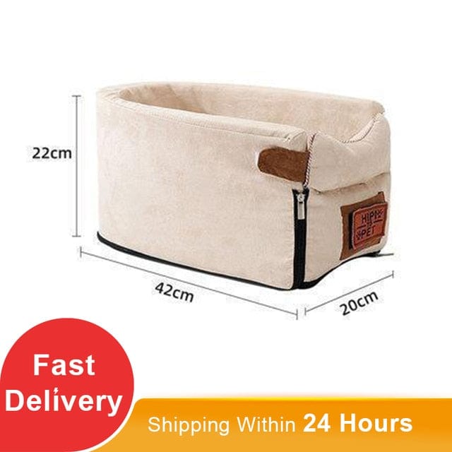 Portable Cat Dog Bed Travel Central Control Car Safety Pet Seat Transport Dog Carrier Protector For Small Dog Chihuahua Teddy