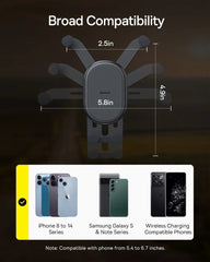 Baseus Car Phone Holder Gravity Auto Restorable in Car Air Vent Silicone Stand For iPhone Xiaomi Samsung Car Mobile Support