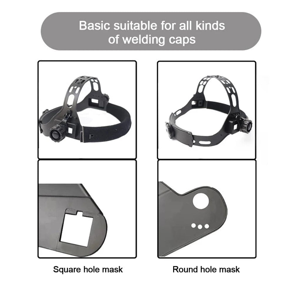 Welding Welder Mask Adjustable Plug-in Headband For Solar Auto Darkening Welding Helmet Accessories Tool Square/Round Holes