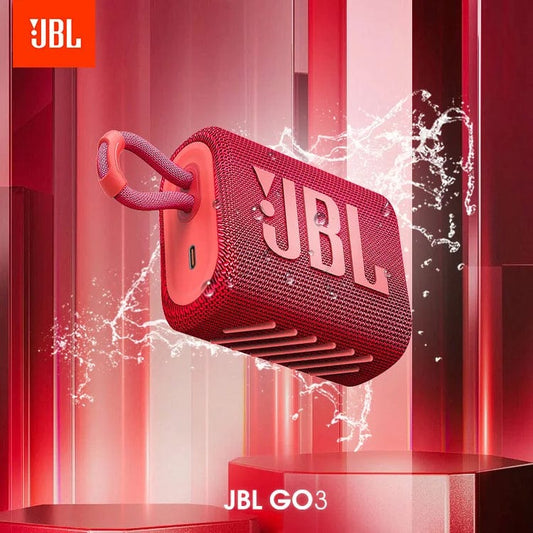 JBL GO3 100%Original Wireless Speaker With Bluetooth 5.1, Portable Waterproof Speaker, Suitable For Outdoor, Sports