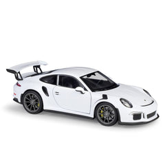 WELLY 1:24 Scale Diecast Simulator Car Porsche 911 GT3 RS Model Car Alloy Sports Car Metal Toy Racing Car Toy For Kids Gift