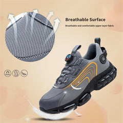 Work Sneakers Protective Shoes Safety Industrial Puncture-Proof Anti-smash Steel Toe Shoes