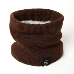 2022 New Neck Scarf Winter Women Men Solid Knitting Collar Thick Warm Velveted Rings Scarves High Quality Allmatch Muffler