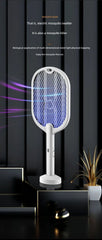 Mosquito Swatter with TYPE-C Charging, 3 in 1 Electric Mosquito Swatter, Mosquito Killer Lamp