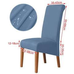 3 Sizes Waterproof Fabric Chair Cover Stretch Seat Chair Covers For Hotel Party Banquet Wedding Bar Chair Slipcovers Home Decor