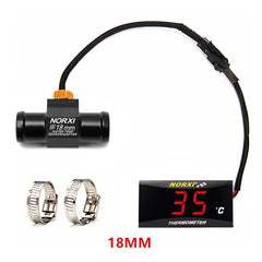 Motorcycle KOSO Water Temperature Mini Meter For XMAX250 300 NMAX CB 400 CB500X Sensor thermomete Temp gauges Scooter Racing