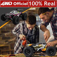 4WD 1:16 80KM/H Super Brushless 50KM/H Brushed RC Car 4x4 Off Road Remote Control High Speed Drift Monster Truck Toy  Kids Adult