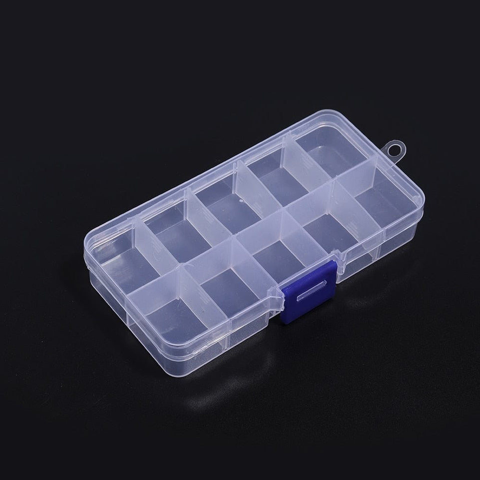 Plastic Jewelry Boxes Plastic Tool Box Adjustable Craft Organizer Storage Beads Bracelet Jewelry Boxes Packaging