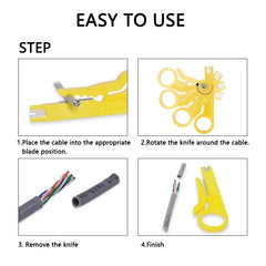 Wire Stripper Mini Pocket Portable Knife Crimper Pliers Crimping Tool Cable Stripping Wire Cutter Crimpatrice Tool Parts