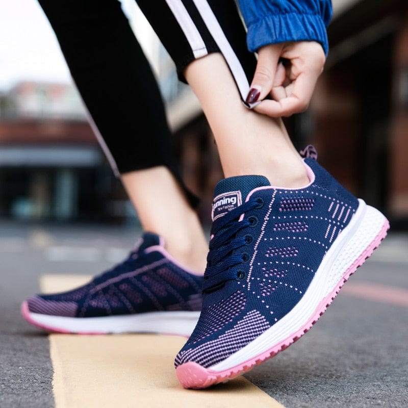 Sport Running Shoes Women Air Mesh Breathable Walking Women Sneakers Comfortable White Fashion Casual Sneakers Chaussure Femme