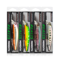 MEREDITH JERK MINNOW 100F 14g  Floating Wobbler Fishing Lure 24Color Minnow Lure Hard Bait Quality Professional Depth0.8-1.0m