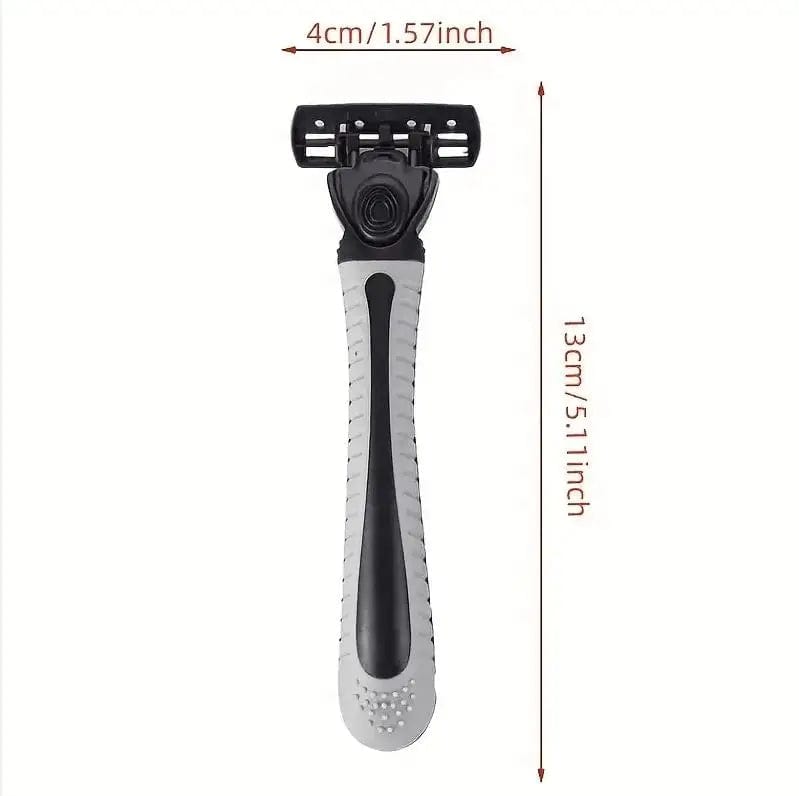 Men's Classic Manual Razor Vintage Water Wash Razor Blade Sharp Blade Anti scratch Three Layer Blade Razor