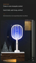 Mosquito Swatter with TYPE-C Charging, 3 in 1 Electric Mosquito Swatter, Mosquito Killer Lamp