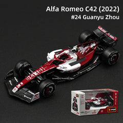 Bburago 1:43 2022 RB18 Red Bull RB16B SF1000 SF90 SF71H RB15 W10 F1 Racing Formula Car Static Simulation Diecast Alloy Model Car