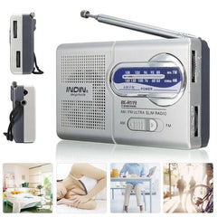 Radio AM FM Battery Operated Portable Radio Best Reception Longest Lasting For Emergency Hurricane Running Walking Home