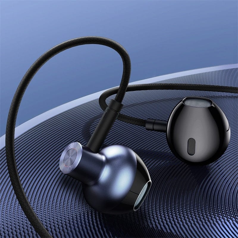 Baseus H19 Earphone Stereo Headset In-Ear Earbuds 3.5mm Jack Wire Earphone With Mic for iPhone 6s Xiaomi Samsung fone de ouvido