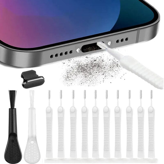 13PCS Mobile Phone Speaker Dust Removal Cleaner Tool Kit For iPhone 14 13 Pro Max Earphones Charge Port Dustproof Cleaning Brush