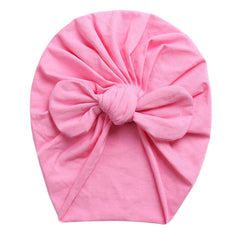 Rabbit Ears Knot Warm Indian Hat Baby Bandanas Turban Headband Girls Kids Hair Head Bands Accessories Headwrap Headdress