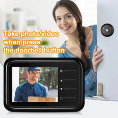 2.4Inch LCD Video Peephole Doorbell Camera IR Night Vision Video Eye Door Bell Visual Doorbell Smart Home Outdoor Camera